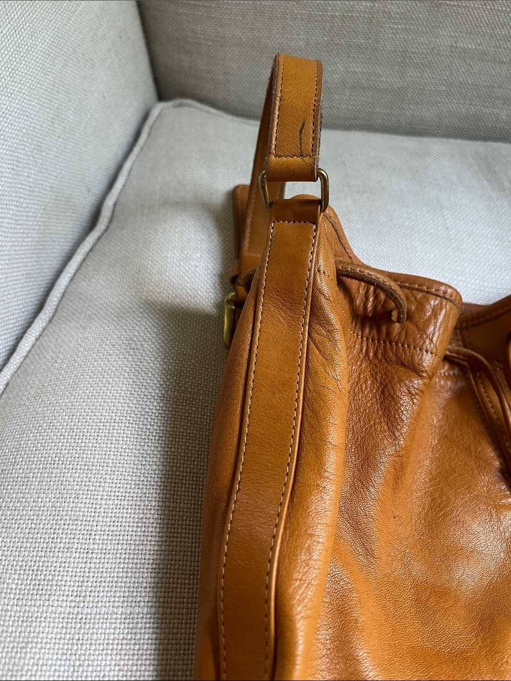 Coach 4015 Vintage Drawstring Sac Medium Shoulder Bag Rare - Picture 13 of 14